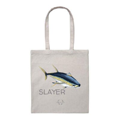 Yellow Fin Slayer - Heavy Duty Canvas Tote Bag Thumbnail